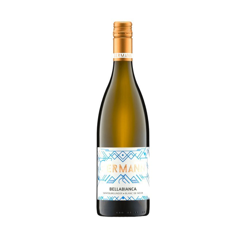 Weissweinflasche Bellabianca vom Weingut Sermann.